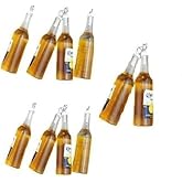 Tiosen 10Pcs Mini Beer Bottle Resin Charms for Jewelry Making, Pendant Accessories for Keychain Necklace Earrings