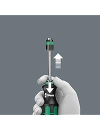 Wera 05073541001 817 R SB Hexágono Premium Plus bitholding Destornillador, rapidator portabrocas rápido, bayoneta Hoja, 1 4" cabeza, 133 mm Longitud de la hoja