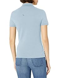 Lacoste Women's Short Sleeve Slim Fit Stretch Pique