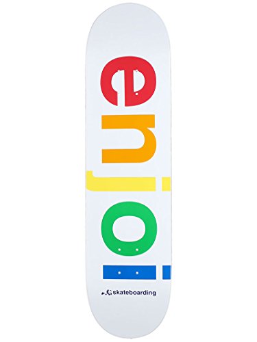 ENJOI Skateboard Deck SPECTRUM WHITE 8.0