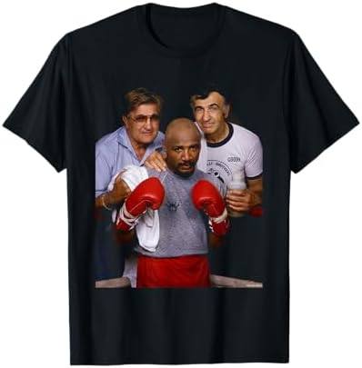 公式 Tシャツ ハグラー 対 レナード Marvin Hagler Vs Sugar Ray Leonard Retro 80's Boxing Fight T Shirt