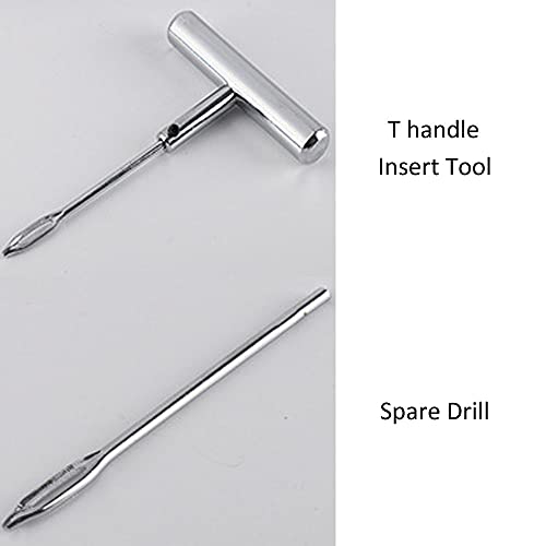 DAIFUQIHUA Tire Repair kit, Tire Plug kit, Flat Tire Repair Kit, Car tire Repair kit to fix a Flat, Suits Cars, Motorcycles, Trucks, ATV, UTV, Jeeps, 11 Pcs