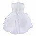 FEESHOW Baby Girls Ruffle Flower Christening Baptism Wedding Pageant Party Birthday Tutu Dress