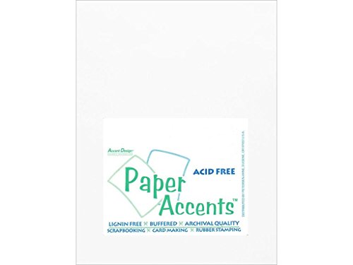 Accent Design Paper Accents ADPaperOnionSkin8.5x11White Onion Skin 8.5x11 50# White