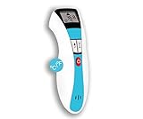 Primo Passi Thermometer 6-in1 Quick 1 Second No-Touch/Non Contact Multifunction Digital Baby Thermometer I Rapid Fever Warning I Infrared I 10 Memory Reading I LCD Display