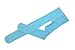 MOOCHI Girl's Blue Solid Color Footed 60D Semi Opaque Warm Tights