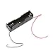 18650 Battery Holder, 1-Slot 3.7V 18650 Battery Storage Box Case with 6inch Bare Wire Leads [4-Pack]