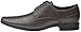 Calvin Klein Men's Brodie Leather Oxford, Pewter, 10.5 M US