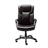 Amazon Basics High-Back Bonded Leather Executive Office Computer Desk Chair – Brown