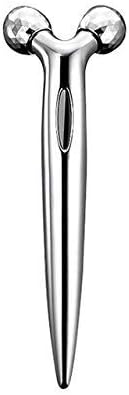 Saiyam Manual Roller 3D Y Shape Massager 360 Rotate Full Body Massage For Face Lifting Wrinkle Remover Relaxation Skin Tightening Shaping Massage Roller (Silver, 14 x 4.8 x 3.6 cm)