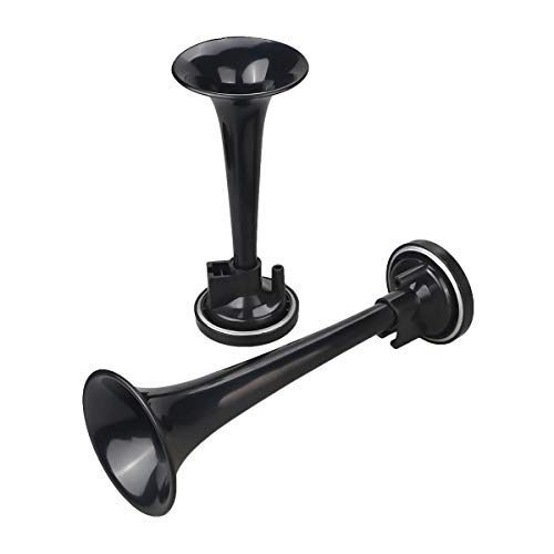 Garberiel 12V 178dB Dual Trumpet Loud Air Horn Universal Loud Car Horn Super Loud Dual Tone Air Horn Set Trumpet Compressor for Car Truck Train Motorcycle Vehicles Boat Claxon Horns