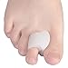 Active 365 Toe Separators for Bunions & Hammer Toes | Gel Toe Spacers & Straightener Splints | 4 Pieces (Medium, White)