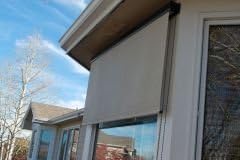 Exterior Roll Up Solar Shades Stock Size 120" x 96" Tropic