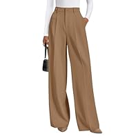 PRETTYGARDEN Womens Wide Leg Dress Pants 2026 Business Casual Flowy Work Palazzo Pants High Waisted Slacks Trousers