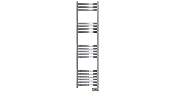 ROINTE 1 Toallero eléctrico cromo bajo consumo kyros : Amazon ...