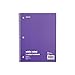 Staples Spiral Notebook 1-subject, 70-count, Wide Ruled, Assorted Colors, 6 Pack