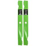 8TEN LawnRAZOR Medium Lift Blade Set for 42 Inch Deck Craftsman Poulan AYP Husqvarna 138498 134149 138971 532138971 2 Pack