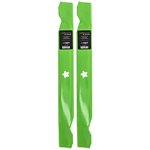 8TEN LawnRAZOR Medium Lift Blade Set for 42 Inch Deck Craftsman Poulan AYP Husqvarna 138498 134149 138971 532138971 2 Pack