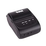 Edal Portable Mini Bluetooth Printer Thermal Receipt Printer 58mm Bluetooth Pocket Printer Mobile Phone POS Thermal Receipt Printer Support iOS & Android & Windows