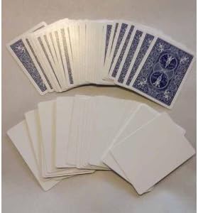 Bicycle - Blank Face Blue Back by United States Playing Card Company