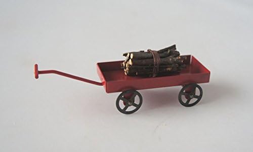 Hobbit Or Fairy Metal Trolley/Cart With Free Bundle Of Firewood (Fairy Garden Accessory) 1/12th Scale