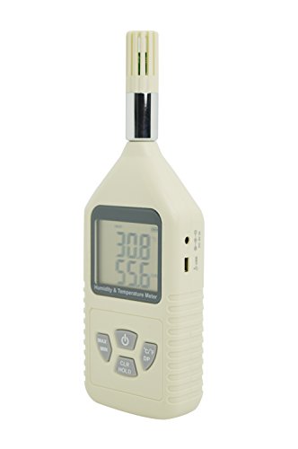 Digital LCD display thermo-hygrometer Temperature Humidity Meter Moisture Tester Thermometer Monitor with USB Interface and Data Download 1360ABZ