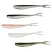 RUNCL Anchor Box - Soft Jerk Baits, Baitfish with Split Tail Flat Nose, Jerk Minnow, Soft Fishing Lures 2-3/4in (Pack of 50)
