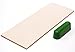 Leather Honing Strop 3 Inch by 8 Inch with 1oz. Green Compound by Garos Goods