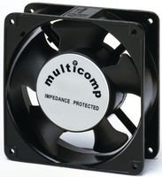 MULTICOMP MC19680 AXIAL FAN, 120MM, 115VAC, 210mA