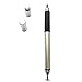 2 in 1 Stylus for Ipad Touch Screen KLTRUST Capacitive Round Thin Tip Disc Stylus for iPad pro 2 3 4 Mini Air 2 iPhone 7 7s 6 6s(Silver)