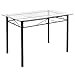 Tangkula 5 Piece Dining Table Set Glass Top Metal Dining Set Kitchen Breakfast Furniture Dinning Table with Chairs