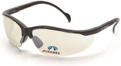 Pyramex Safety Glasses - Venture Ii Bifocal Safety Glasses - Indoor/Outdoor Lens - +1.5 Lens
