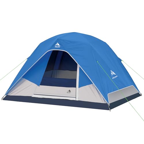 Camping Tent,2/4/6 Person Tent with Rainfly & Large Mesh Windows, Waterproof, Easy Setup - Tents for Family,Camping, Hiking,Backpacking and Outdoor