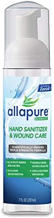 Allapure 1005-03-00 Advanced Hand Sanitizer & Wound Care Foam 7.0 oz