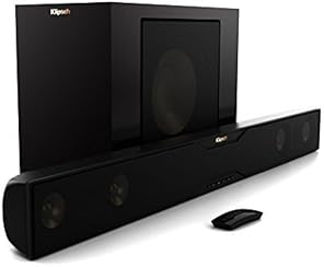 Klipsch R-20B Bluetooth Soundbar with Wireless Subwoofer (Satin Black)