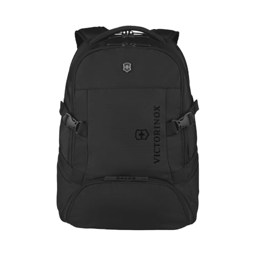 Victorinox Vx Sport EVO Deluxe Backpack, Mehrzweck-Rucksack, Damen/Herren, 25 x 35 x 48 cm, 28 l, Ergonomisch, Atmunkgsaktiv, Schwarz