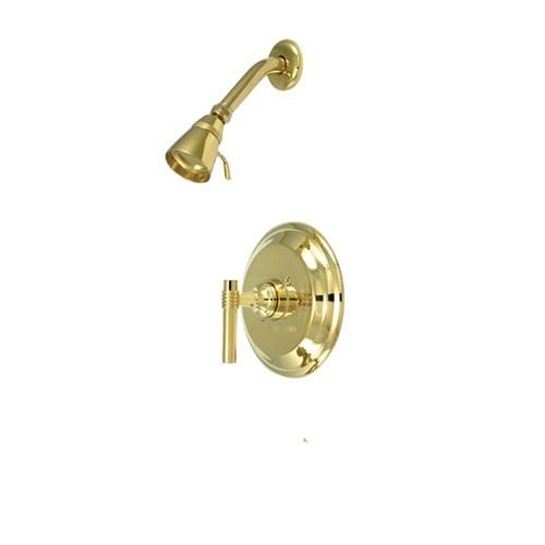 Kingston BrassKB2632MLSO Milano Shower Only, Polished Brass
