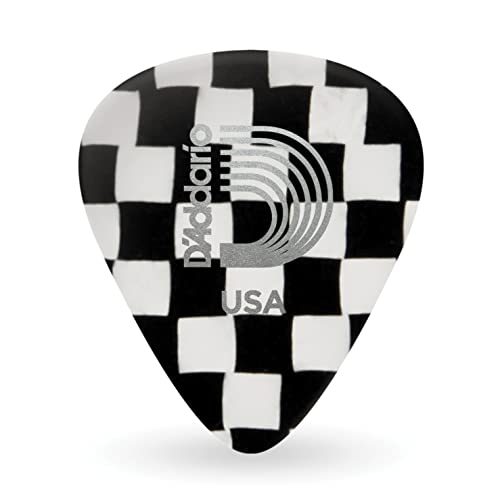 Planet Waves 1CCB6-100 Heavy Checkerboard Celluloid Guitar Picks (Pack of 100)