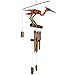 Cohasset Gifts 147S Cohasset Scarlet Bobbing Head Bird Bamboo Wind Chime