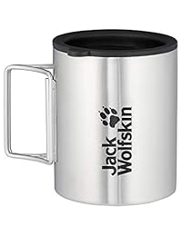 Jack Wolfskin   Taza térmica, Plata, 9 oz