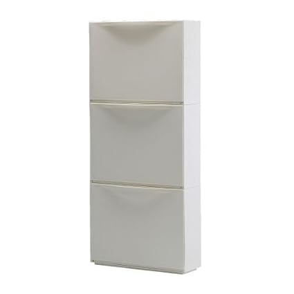 Trones Shoe Cabinet Storage White Amazon Co Uk Kitchen Home