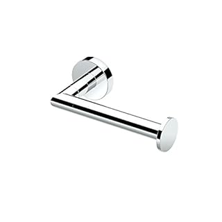 Glam Single Toilet Paper Holder  Chrome