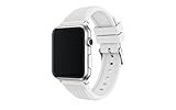 Enow Compatible for Apple Watch Band, Soft Silicone Replacement Sports Wristband Strap for 42mm Apple Watch Series 3 Series 2 Series 1 Sport and Edition,White