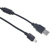 kybate Cable de carga Mini USB 2.0 de 6 pies para UNIDEN SR30C SDS100 escáner de mano