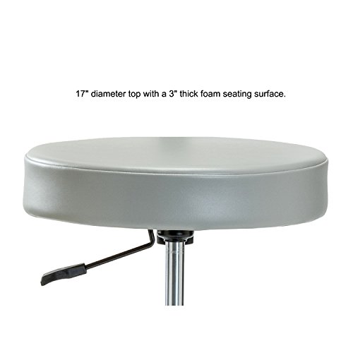 image for Perch Chairs & Stools Perch Walter Rolling Height Adjustable Exam Stoo