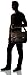 Samsonite Colombian Leather Flap-Over Messenger Bag, Black, One Size