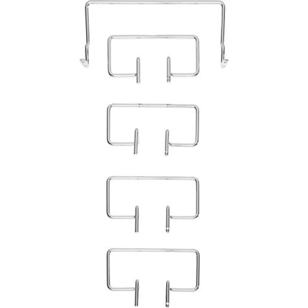 TEMPUR 5 x Chrome Mattress Holder Set C for Freestanding System Frame — image 1