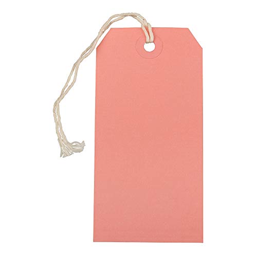  JAM PAPER Gift Tags with String - Medium - 4 3/4 x 2 3