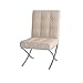 Best Selling Milania Leather Dining Chair, White, Set of 2