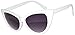 OWL Cat Eye Glasses for Women Retro Vintage 1950s Gold Frame Mirror Lens